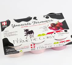Yaourt fermier fruits x 6